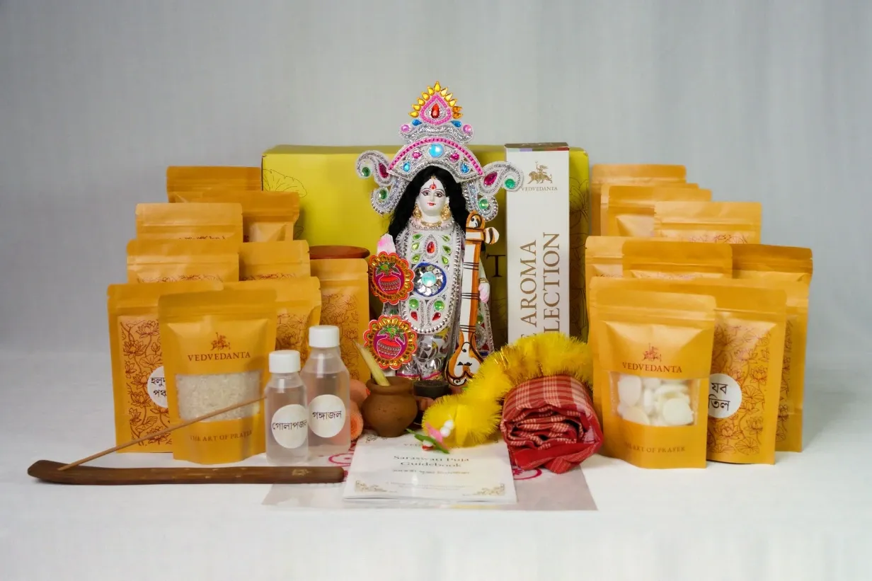 Vedvedanta Saraswati Puja Kit